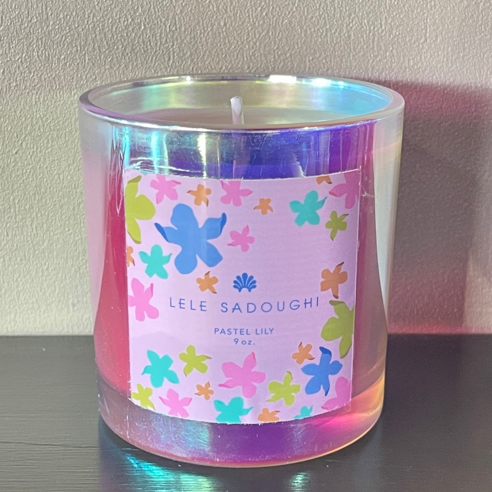 LELE SADOUGHI pastel lily 9oz candle
